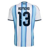 Stroje piłkarskie Argentyna Cristian Romero #13 Koszulka Podstawowej MŚ 2026 Krótki Rękaw